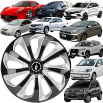 1 Calota Esportiva Modelo Velox Aro 15 Polegadas Preto com Prata Universal Elitte 1 Calota Esportiva Modelo Velox Aro 15 Polegadas Preto com Prata Universal Elitte