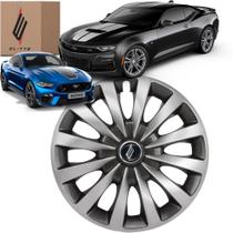 1 Calota Esportiva Universal Modelo Passat CC Aro 13 Polegadas Prata Grafite Elitte 1 Calota Esportiva Universal Modelo Passat CC Aro 13 Polegadas Prata Grafite Elitte