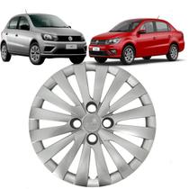 1 Calota Gol Voyage 2000 até 2023 Aro 14 Polegadas Parafuso Cubo Alto Grid