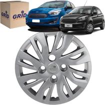 1 Calota KA 2019 ate 2023 Aro 14 Polegadas Parafuso Cubo Baixo Grid