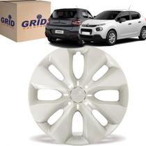 1 Calota Modelo C3 2014 ate 2018 Aro 15 Polegadas Encaixe Pressão Grid