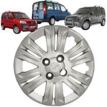 1 Calota Modelo Doblo 2015 Aro 14 Polegadas Parafuso Cubo Alto Grid