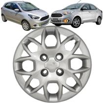 1 Calota Modelo KA Hatch Sedan 2015 Aro 14 Polegadas Parafuso Cubo Baixo Grid