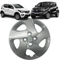 1 Calota Modelo Mobi 2019 Aro 14 Polegadas Parafuso Cubo Baixo Grid