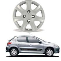 1 Calota Modelo Peugeot 206 207 307 Aro 14 Polegadas Parafuso Cubo Baixo Grid