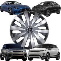 1 Calota Modelo Seven Esportiva Aro 13 Polegadas Universal Grafite/Prata Elitte