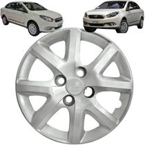 1 Calota Modelo Siena 2014 Aro 14 Polegadas Parafuso Cubo Baixo Grid