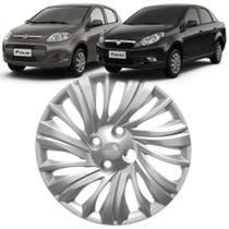 1 Calota Modelo Siena Palio Punto 2014 até 2016 Aro 14 Polegadas Parafuso Cubo Baixo Grid