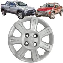 1 Calota Modelo Strada Trekking 2014 Aro 14 Polegadas Parafuso Cubo Alto Grid