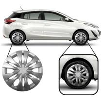 1 Calota Modelo Yaris 2023 Aro 15 Polegadas Encaixe Sob Pressão