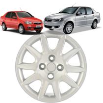 1 Calota Siena 2012 Aro 14 Polegadas Parafuso Cubo Baixo Grid