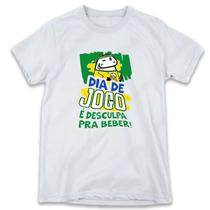1 Camiseta Brasil Copa Bonequinho Flork Dia de Jogo É Desculpa pra Beber Camisas Divertidas 1 Camiseta Brasil Copa Bonequinho Flork Dia de Jogo É Desculpa pra Beber Camisas Divertidas