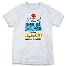 1 Camiseta Dia da Professora Professores Compartilha Conhecimento