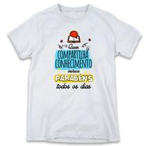 1 Camiseta Dia da Professora Professores Compartilha Conhecimento