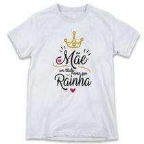 1 Camiseta Dia das Mães Mãe um título Maior que Rainha 1 Camiseta Dia das Mães Mãe um título Maior que Rainha