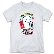 1 Camiseta Dia dos Namorados Flork VC é a Minha Coquinha com Biscoitos
