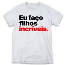 1 Camiseta Dia dos Pais Eu Faço Filhos incríveis Vermelho 1 Camiseta Dia dos Pais Eu Faço Filhos incríveis Vermelho
