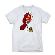 1 Camiseta Dia dos Pais Gravata do Superman Presente Papai