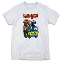 1 Camiseta Festa Halloween Dia das Bruxas Personagens Terror 1 Camiseta Festa Halloween Dia das Bruxas Personagens Terror