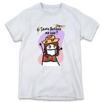 1 Camiseta Festa Junina Flork São joão Santo Antonio me ADD Caipira