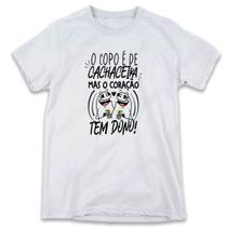 1 Camiseta Flork Frases o Copo É de Cachaceira Mas o Coração Tem Dono 1 Camiseta Flork Frases o Copo É de Cachaceira Mas o Coração Tem Dono