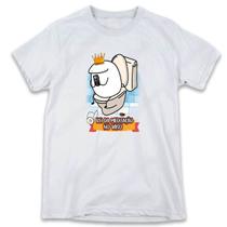 1 Camiseta Flork Frases Rei da Meditação no Vaso - W3Artestampa