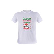 1 Camiseta Flork Natal Querido Papai Noel Socorro Presente