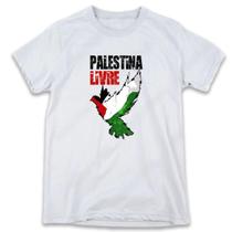 1 Camiseta Palestina Livre Paz Oriente Médio Israel Personalizada