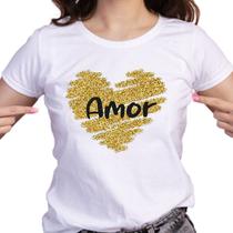 1 Camiseta Personalizada Ano Novo Virada Coracão Amor - W3Artestampa
