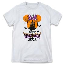 1 Camiseta Personalizada Halloween Viagem Disney Menina