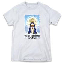 1 Camiseta Personalizada Nossa Senhora Aparecida Dai nos Sua Proteção - W3Artestampa