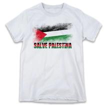 1 Camiseta Salve Palestina Bandeira Paz Israel Personalizada