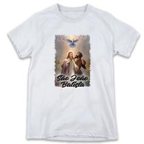 1 Camiseta São João Batista Batizado Jesus Santo Religião - W3artestampa