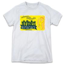 1 Camiseta Setembro Amarelo Prevenção Suicídio Você Importa