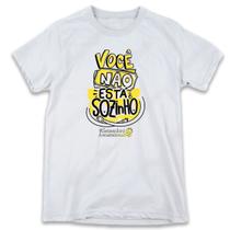 1 Camiseta Setembro Amarelo Prevenção Suicídio Você Não Está - W3Artestampa