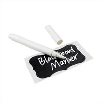1 Caneta Giz Líquido Branco Para Quadro Preto ou etiquetas pretas