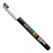 1 Caneta Posca Uniball Pc-3m Preto Ou Branca preta 5m 7m artística uni-ball permanente tinta base água superfície arte desenho marcador pintura 1 Caneta Posca Uniball Pc-3m Preto Ou Branca preta 5m 7m artística uni-ball permanente tinta base água superfície arte desenho marcador pintura