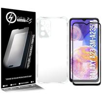 1 Capa Anti Impacto + 2 Películas Vidro 3d compativel Galaxy A23 4G A235 6.6 - Cell In Power25