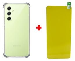 1 Capa Case Anti Impacto Para Galaxy A24 + 2 Pelicula Gel