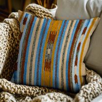 1 Capa de Almofada Kilim Original 100% Algodão 45x45 Vr