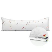 1 Capa Travesseiro De Corpo 1,30x40 Xuxão Percal Estampado 180 Fios Com Zíper 1 Capa Travesseiro De Corpo 1,30x40 Xuxão Percal Estampado 180 Fios Com Zíper