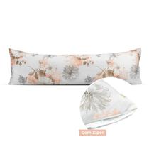 1 Capa Travesseiro De Corpo 1,30x40 Xuxão Percal Estampado 180 Fios Com Zíper 1 Capa Travesseiro De Corpo 1,30x40 Xuxão Percal Estampado 180 Fios Com Zíper