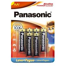 1 Cartela Pilha Panasonic Alcalina AAa Mn2400b4 6 Pilhas