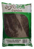 1 Casca De Arroz Carbonizada Premium P/substratos 3lts - Agrosoil
