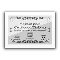 1 Certificado/Diploma A4 com Tela de Acetato e MDF