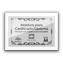 1 Certificado Diploma A4 com Tela de Acetato e MDF