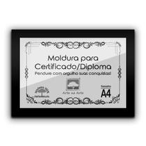 1 Certificado/Diploma A4 com Tela de Acetato e MDF 1 Certificado/Diploma A4 com Tela de Acetato e MDF