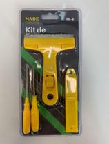1 Chave De Fenda 1 Phillips 1 Mini Raspadora E 1 Lamina - Made Basics 1 Chave De Fenda 1 Phillips 1 Mini Raspadora E 1 Lamina - Made Basics