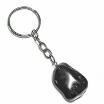 1 Chaveiro Pedra Signo de Peixes Onix Preto Rolado 1 Chaveiro Pedra Signo de Peixes Onix Preto Rolado