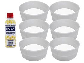 1 Coalho Ha-la 200ml + 6 Formas Queijo Canastra 1kg Injesul